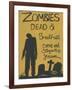 Zombies Dead & Breakfast Halloween-sylvia pimental-Framed Art Print