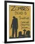 Zombies Dead & Breakfast Halloween-sylvia pimental-Framed Art Print