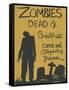 Zombies Dead & Breakfast Halloween-sylvia pimental-Framed Stretched Canvas