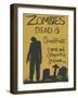 Zombies Dead & Breakfast Halloween-sylvia pimental-Framed Art Print