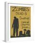Zombies Dead & Breakfast Halloween-sylvia pimental-Framed Art Print