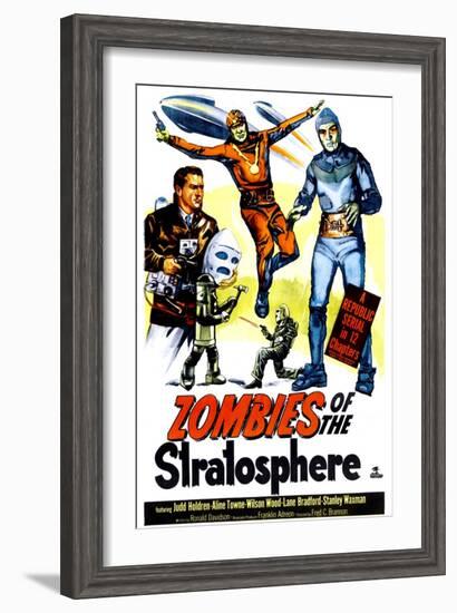 Zombies of the Stratosphere, 1952-null-Framed Art Print