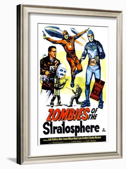 Zombies of the Stratosphere, 1952-null-Framed Art Print