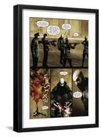 Zombies vs. Robots - Comic Page with Panels-Menton Matthews III-Framed Art Print