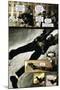 Zombies vs. Robots - Comic Page with Panels-Menton Matthews III-Mounted Art Print