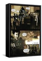 Zombies vs. Robots - Comic Page with Panels-Menton Matthews III-Framed Stretched Canvas