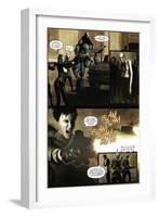 Zombies vs. Robots - Comic Page with Panels-Menton Matthews III-Framed Art Print