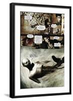 Zombies vs. Robots - Comic Page with Panels-Menton Matthews III-Framed Art Print