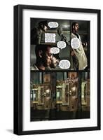 Zombies vs. Robots - Comic Page with Panels-Menton Matthews III-Framed Art Print