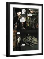 Zombies vs. Robots - Comic Page with Panels-Menton Matthews III-Framed Art Print
