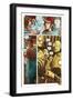 Zombies vs. Robots - Comic Page with Panels-Paul McCaffrey-Framed Art Print