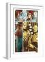 Zombies vs. Robots - Comic Page with Panels-Paul McCaffrey-Framed Art Print