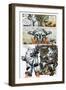 Zombies vs. Robots - Comic Page with Panels-Paul McCaffrey-Framed Art Print