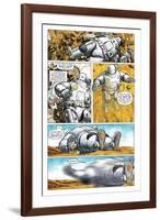 Zombies vs. Robots - Comic Page with Panels-Paul McCaffrey-Framed Art Print