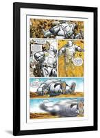 Zombies vs. Robots - Comic Page with Panels-Paul McCaffrey-Framed Art Print