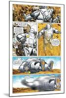 Zombies vs. Robots - Comic Page with Panels-Paul McCaffrey-Mounted Art Print