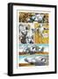 Zombies vs. Robots - Comic Page with Panels-Paul McCaffrey-Framed Art Print