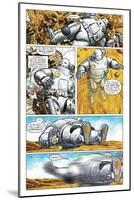 Zombies vs. Robots - Comic Page with Panels-Paul McCaffrey-Mounted Art Print