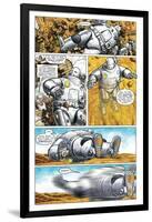 Zombies vs. Robots - Comic Page with Panels-Paul McCaffrey-Framed Art Print