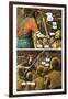 Zombies vs. Robots - Comic Page with Panels-Paul McCaffrey-Framed Art Print