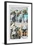 Zombies vs. Robots - Comic Page with Panels-Paul McCaffrey-Framed Art Print