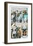 Zombies vs. Robots - Comic Page with Panels-Paul McCaffrey-Framed Art Print