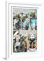 Zombies vs. Robots - Comic Page with Panels-Paul McCaffrey-Framed Art Print