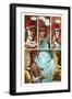 Zombies vs. Robots - Comic Page with Panels-Paul McCaffrey-Framed Art Print