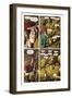 Zombies vs. Robots - Comic Page with Panels-Paul McCaffrey-Framed Art Print