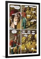 Zombies vs. Robots - Comic Page with Panels-Paul McCaffrey-Framed Art Print