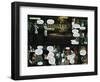 Zombies vs. Robots - Comic Page with Panels-Menton Matthews III-Framed Premium Giclee Print