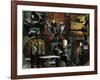 Zombies vs. Robots - Comic Page with Panels-Menton Matthews III-Framed Art Print