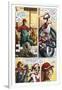 Zombies vs. Robots - Comic Page with Panels-Paul McCaffrey-Framed Art Print