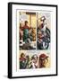 Zombies vs. Robots - Comic Page with Panels-Paul McCaffrey-Framed Art Print