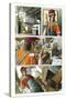 Zombies vs. Robots - Comic Page with Panels-Paul McCaffrey-Stretched Canvas