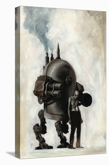 Zombies vs. Robots - Cover Art-Menton Matthews III-Stretched Canvas