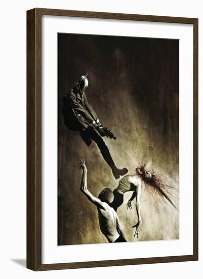 Zombies vs. Robots - Cover Art-Menton Matthews III-Framed Art Print