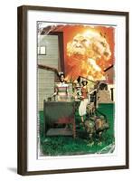 Zombies vs. Robots: More Than a Junkyard Dog-Fabio Listrani-Framed Art Print