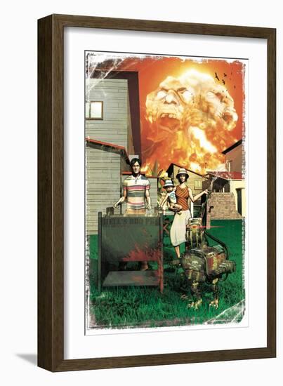 Zombies vs. Robots: More Than a Junkyard Dog-Fabio Listrani-Framed Art Print