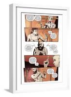 Zombies vs. Robots: No. 10 - Comic Page with Panels-Antonio Fuso-Framed Art Print