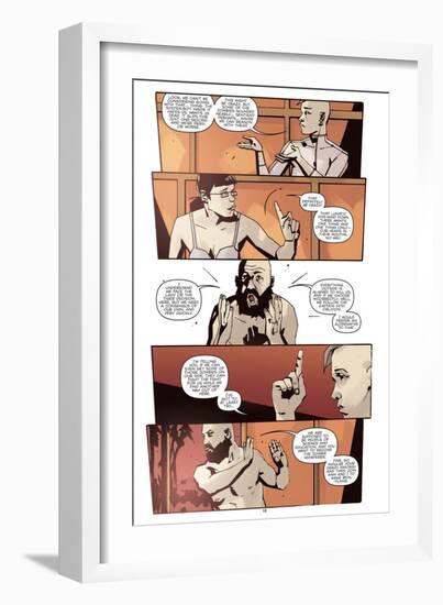 Zombies vs. Robots: No. 10 - Comic Page with Panels-Antonio Fuso-Framed Art Print