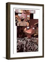 Zombies vs. Robots: No. 10 - Comic Page with Panels-Antonio Fuso-Framed Art Print