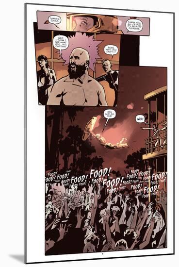 Zombies vs. Robots: No. 10 - Comic Page with Panels-Antonio Fuso-Mounted Premium Giclee Print