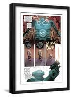 Zombies vs. Robots: No. 10 - Comic Page with Panels-Antonio Fuso-Framed Art Print