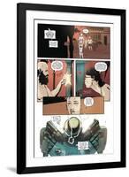 Zombies vs. Robots: No. 10 - Comic Page with Panels-Antonio Fuso-Framed Art Print