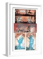 Zombies vs. Robots: No. 10 - Comic Page with Panels-Antonio Fuso-Framed Art Print