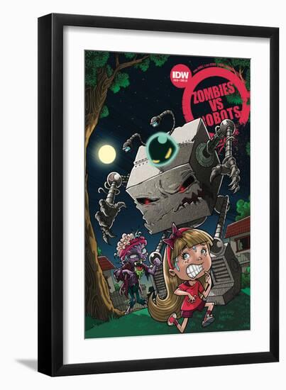 Zombies vs. Robots: No. 10 - Cover Art-Nico Pena-Framed Art Print