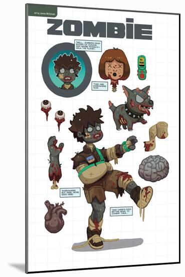 Zombies vs. Robots: No. 7 - Bonus Material-James McDonald-Mounted Art Print