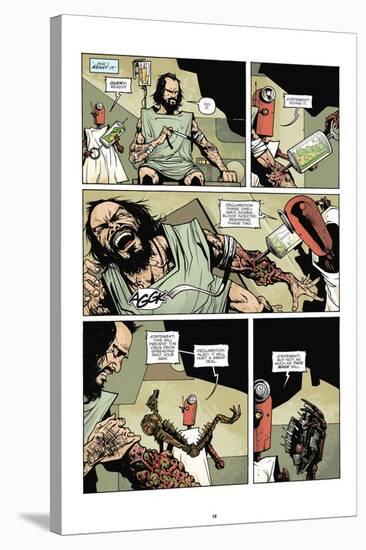 Zombies vs. Robots: No. 7 - Comic Page with Panels-Paul Davidson-Stretched Canvas