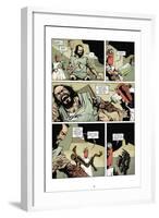 Zombies vs. Robots: No. 7 - Comic Page with Panels-Paul Davidson-Framed Art Print